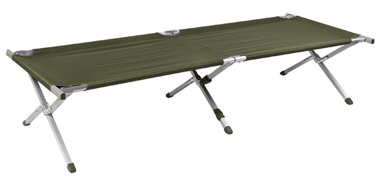 Feldbett US Typ Alu Extra Breit mit Tasche