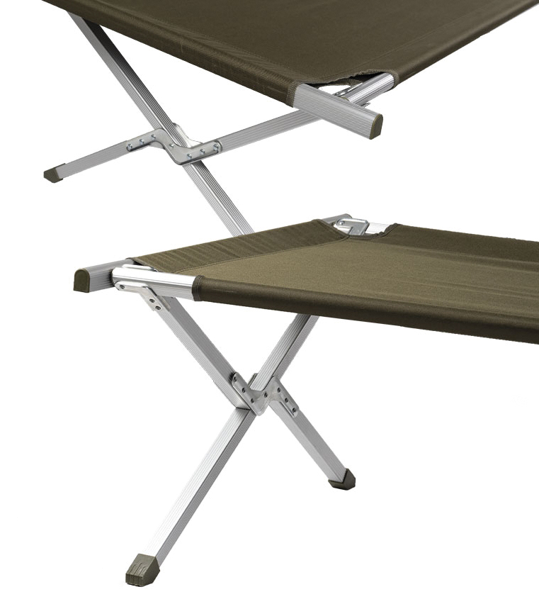 Feldbett US Typ Alu Extra Breit mit Tasche