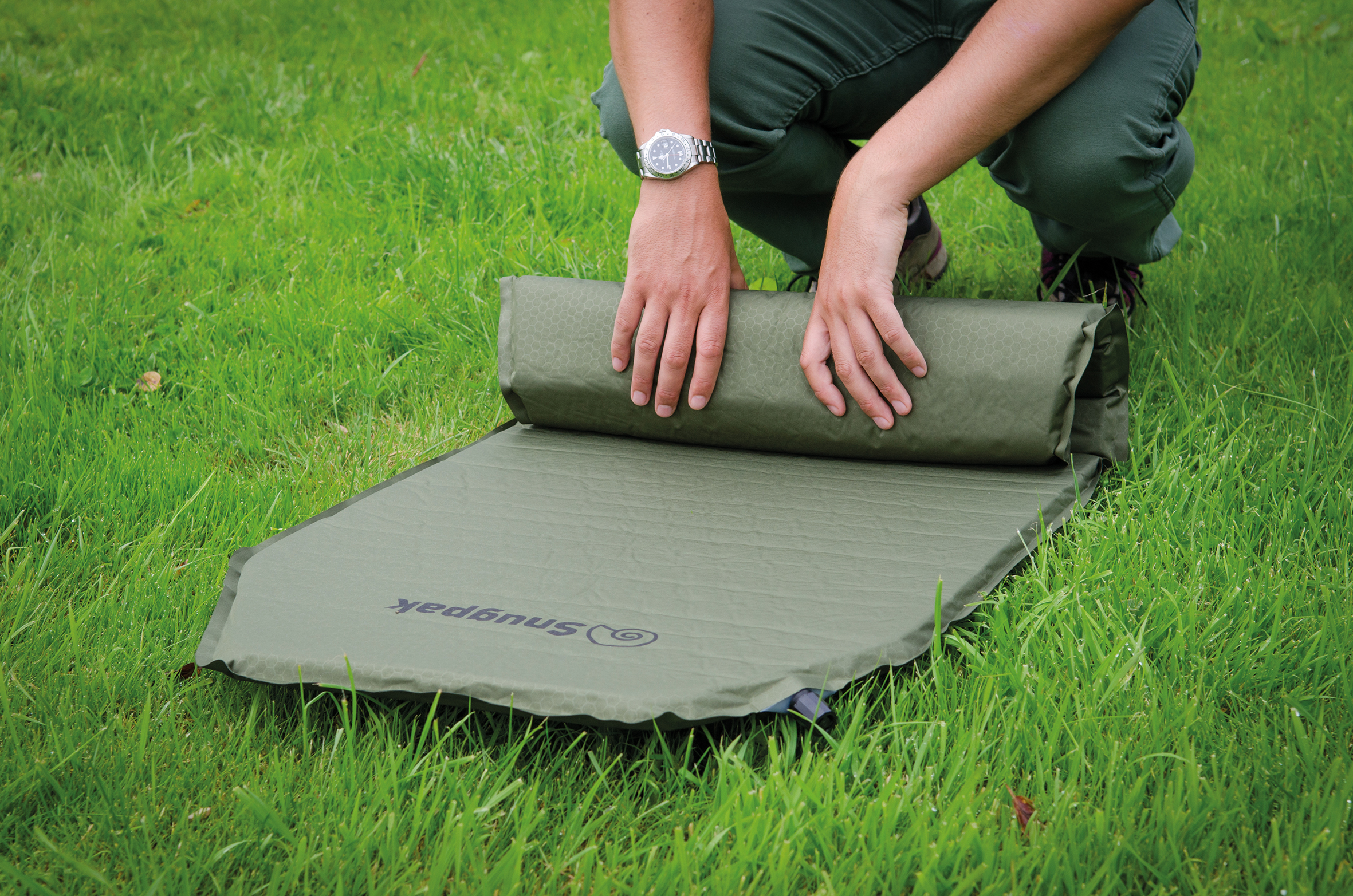 Snugpak Basecamp OPS Thermomatte Elite XL - Selbstaufblasende Isomatte