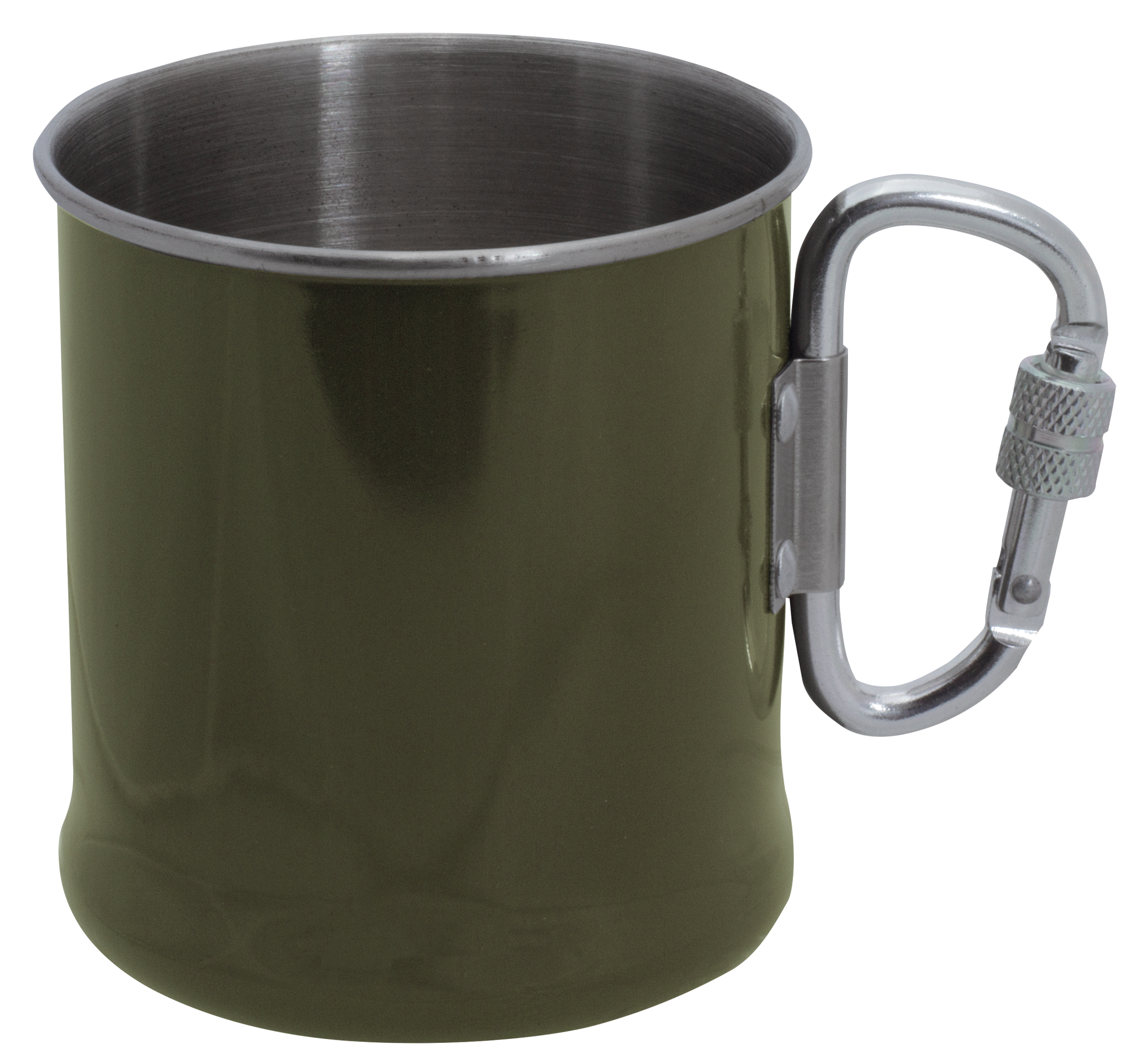 Mil-Tec Edelstahlbecher mit Karabiner