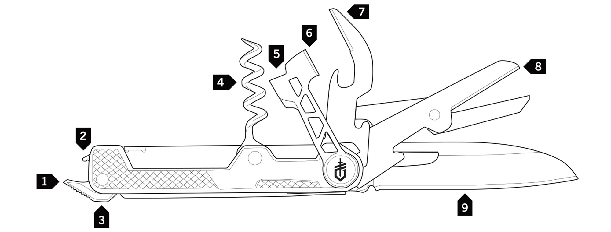 Gerber Armbar Cork Multifunktions-Taschenmesser