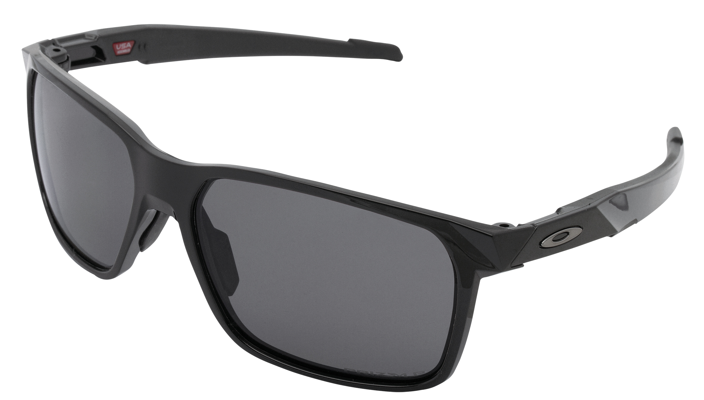 Oakley Portal X Polished Black Prizm Grey Polarized