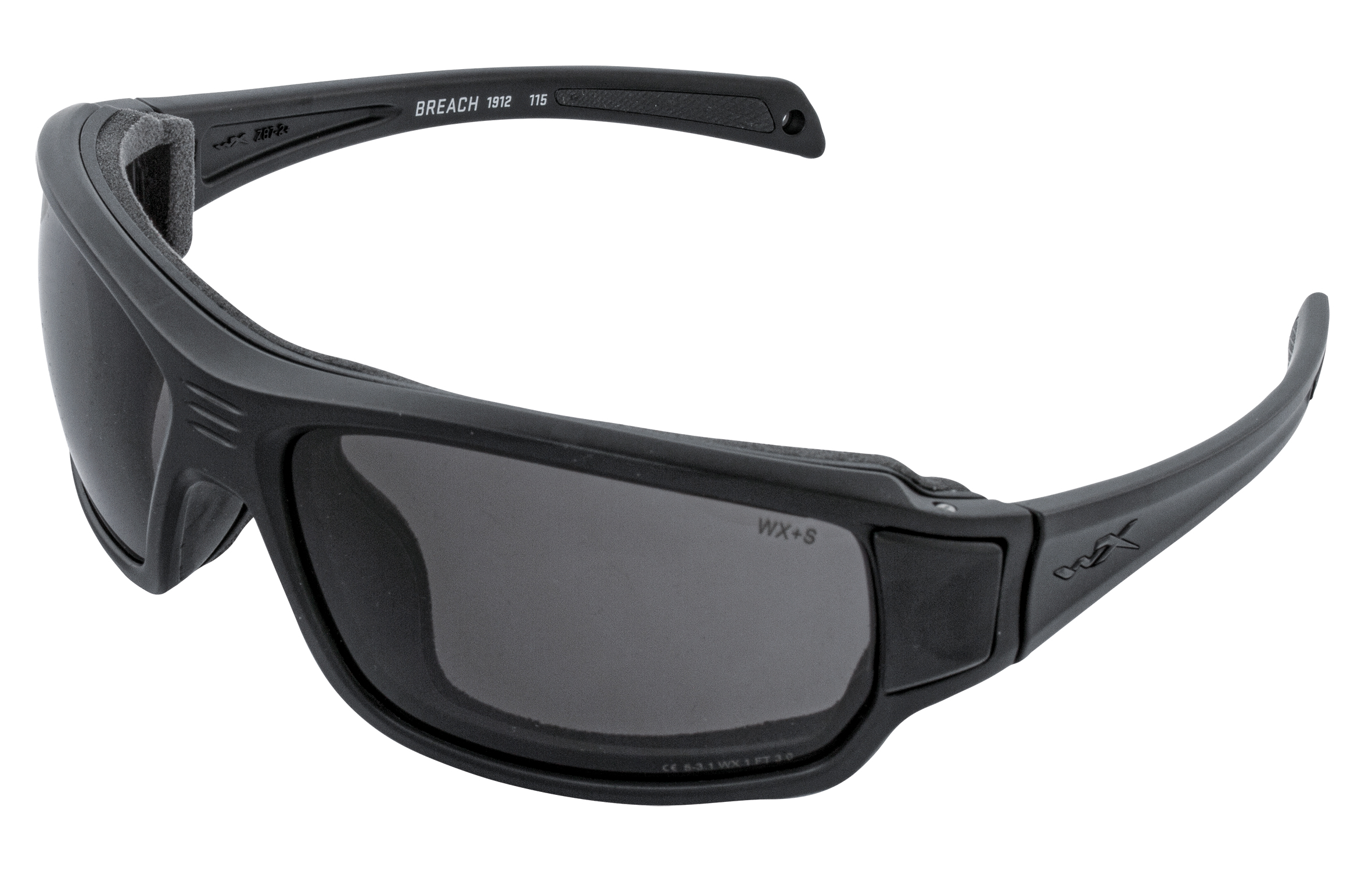 Wiley X Breach Sonnenbrille Smoke Grey