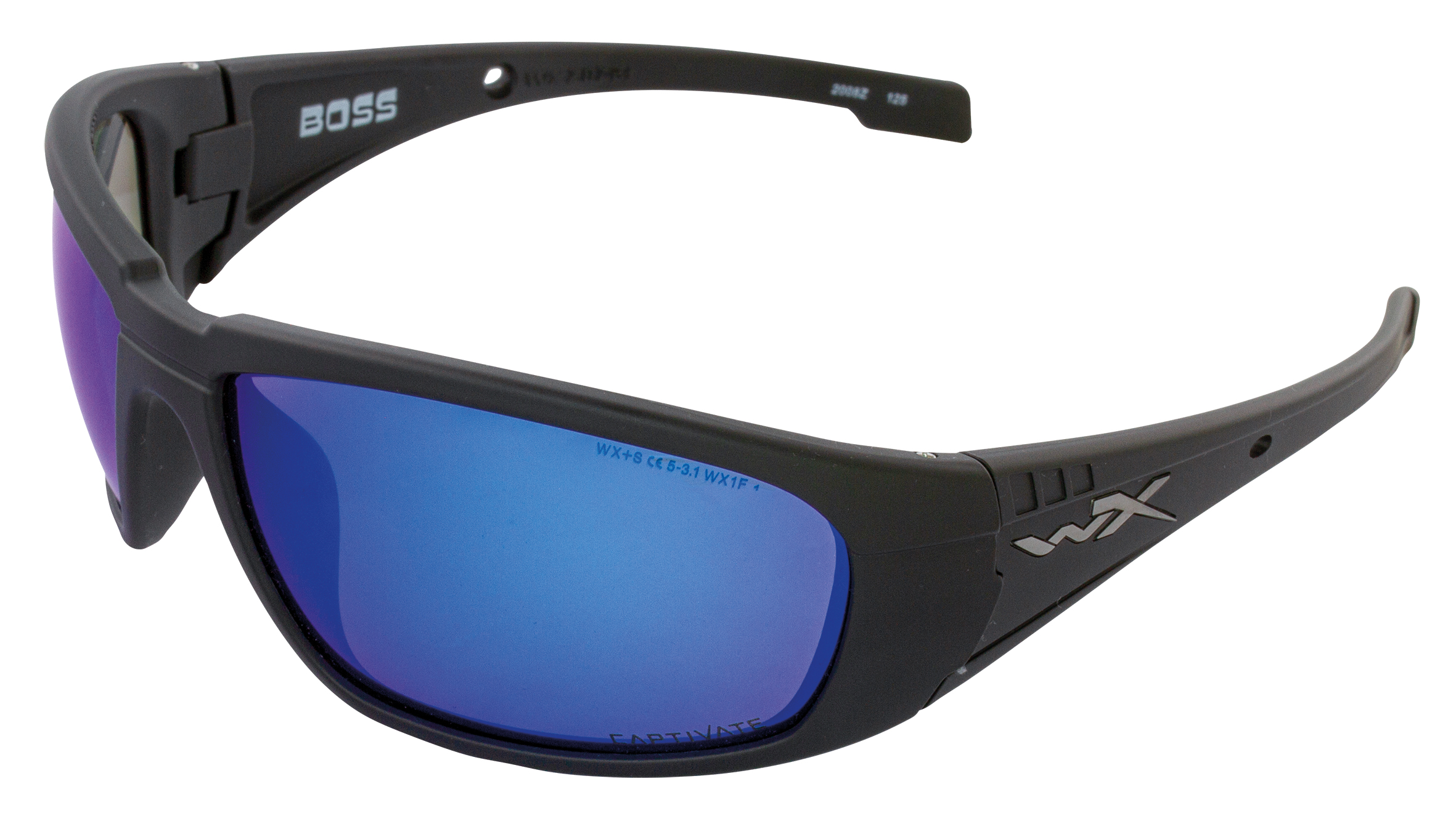 Wiley X Boss Sonnenbrille Captivate Polarized Blue Mirror