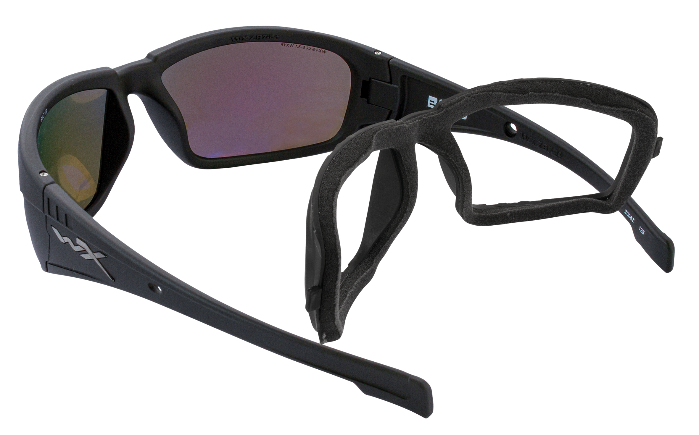 Wiley X Boss Sonnenbrille Captivate Polarized Blue Mirror