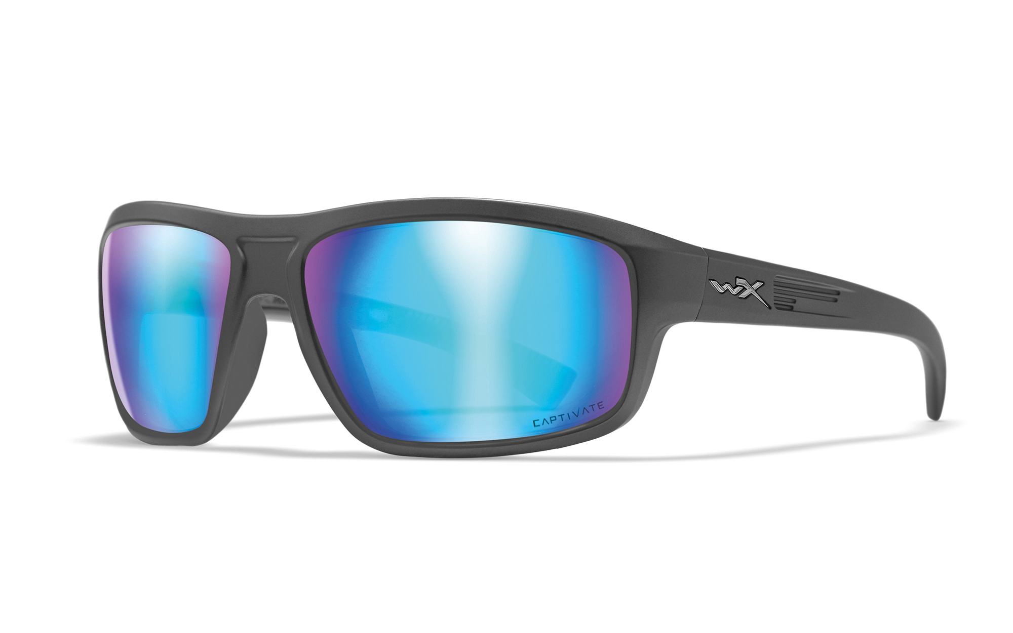 Wiley X Contend Sonnenbrille Captivate Polarized Blue Mirror