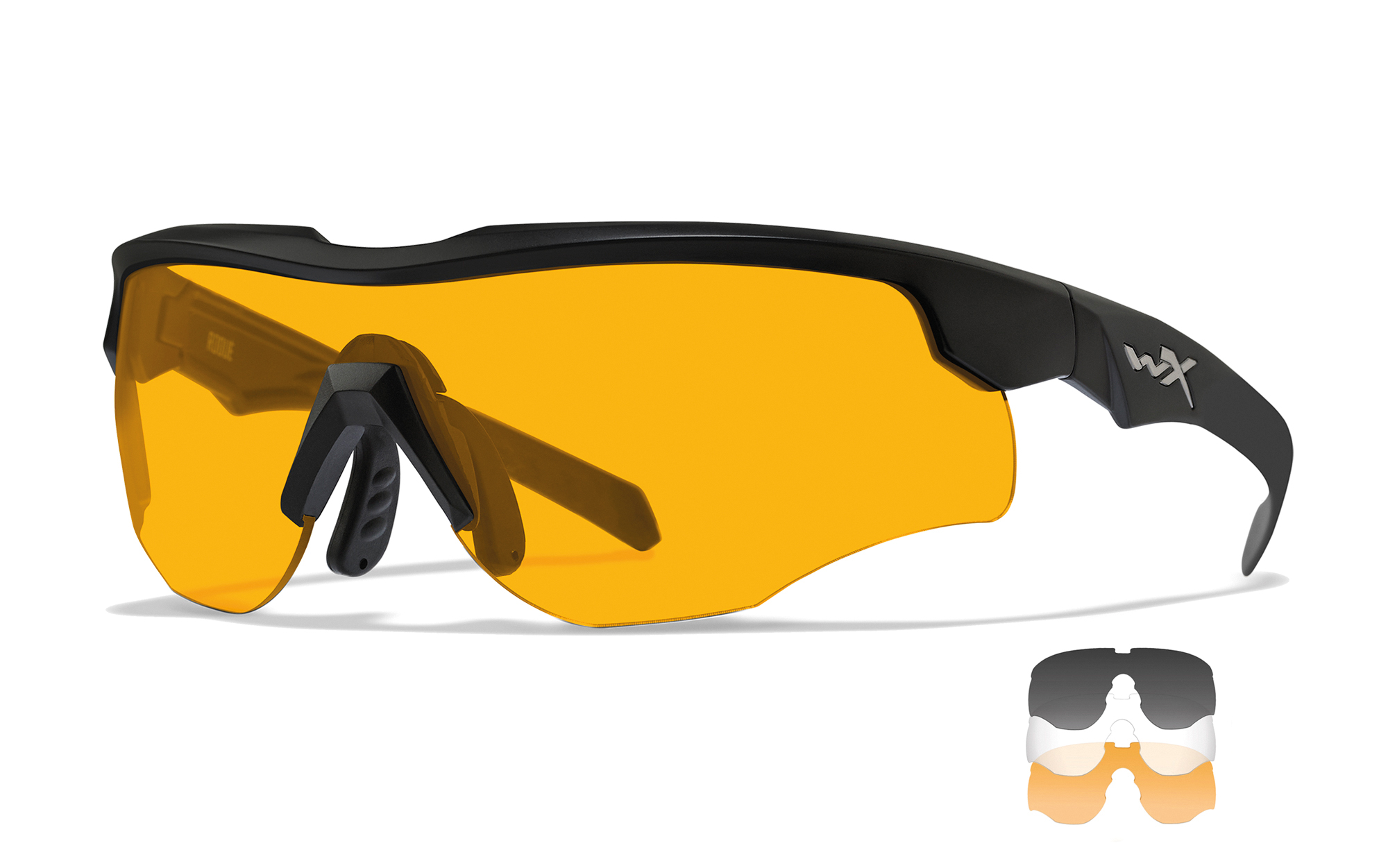 Wiley X Rouge Comm Schutzbrille Smoke/Clear/Rust