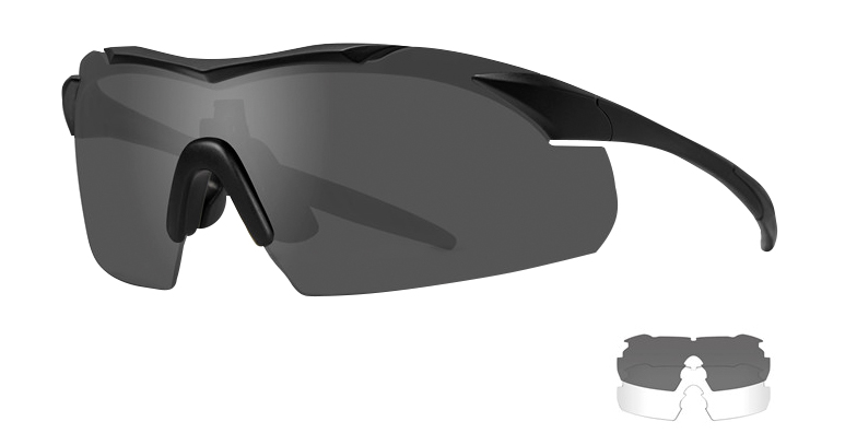 Wiley X Vapor 2.5 Schutzbrille Smoke/Clear