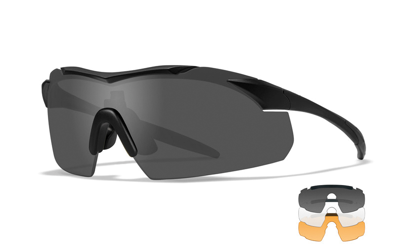 Wiley X Vapor 2.5 Schutzbrille Smoke/Clear/Rust