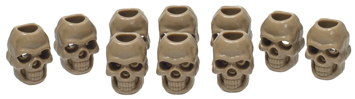 Mil-Tec Kordelstopper Skull 10er-Pack