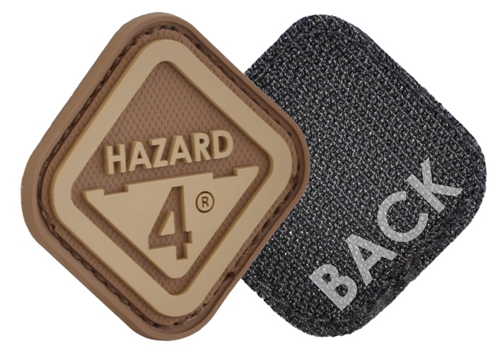 Hazard 4 Diamand Shape Logo Rubber Patch
