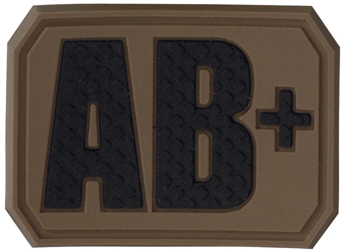 3D Blutgruppenpatch AB Positiv