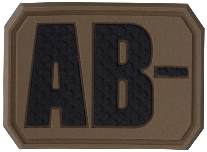 3D Blutgruppenpatch AB Negativ