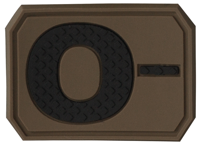 3D Blutgruppenpatch 0 Negativ