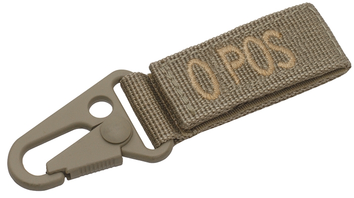 Tactical Keyholder Blood O POS 5er-Pack