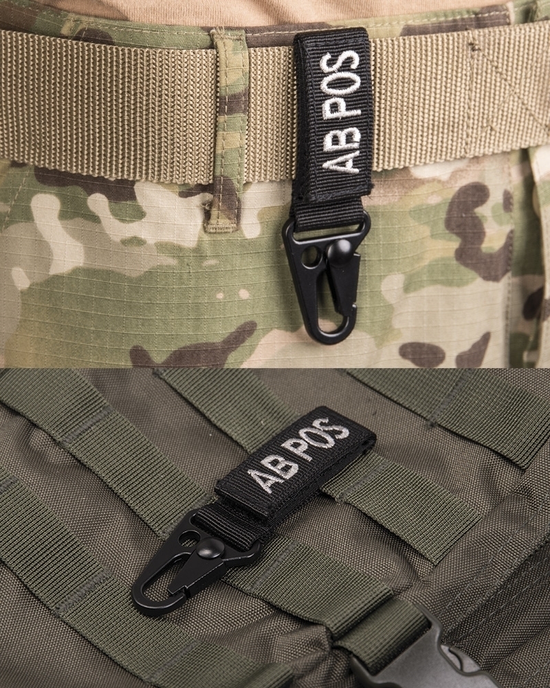 Tactical Keyholder Blood A NEG 5er-Pack