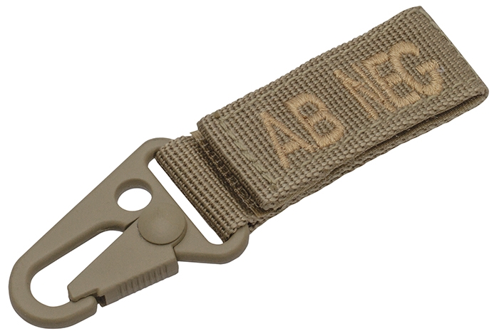 Tactical Keyholder Blood AB NEG 5er-Pack