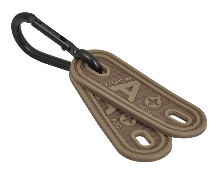 Hazard 4 Blood Type Marker Rubber Patch A POS