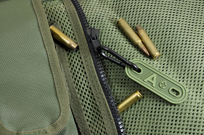 Hazard 4 Blood Type Marker Rubber Patch A POS