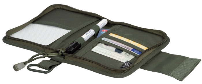 Meldeblock Organizer Tasche