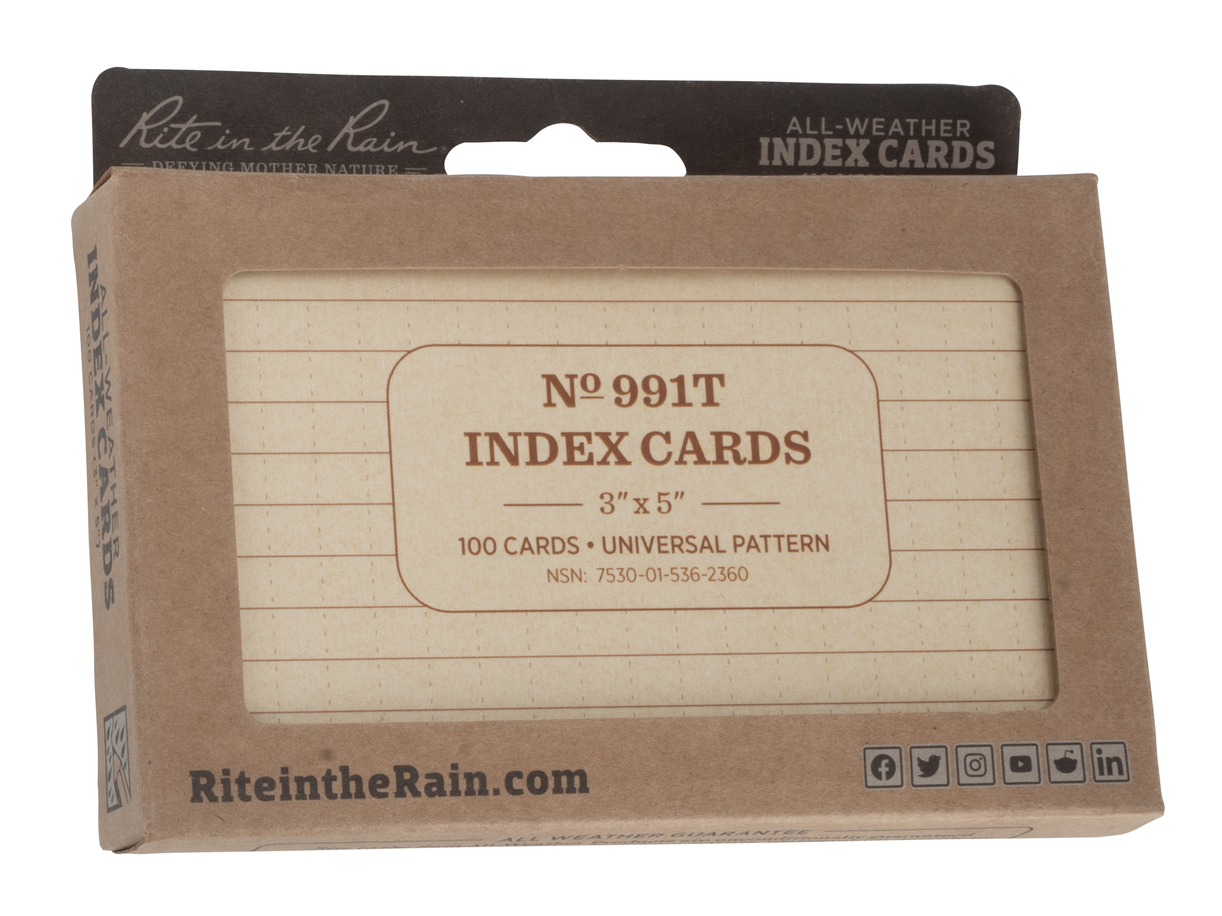 Rite In The Rain - Arm Band Cover (Set mit All-Weather Pen u. Index Cards)