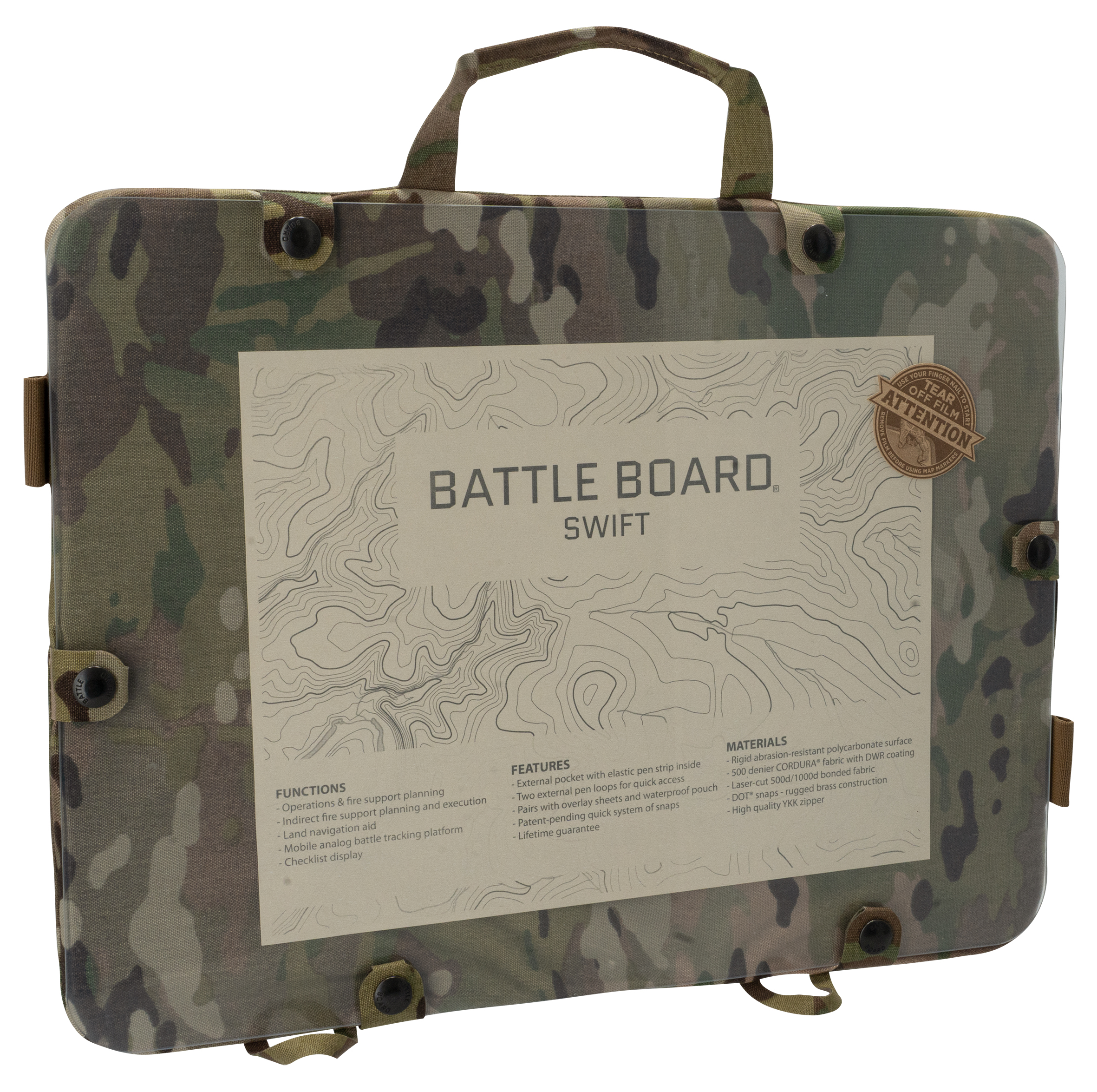 Battle Board Swift 4.0 Kartenbrett Large Tarnfarben