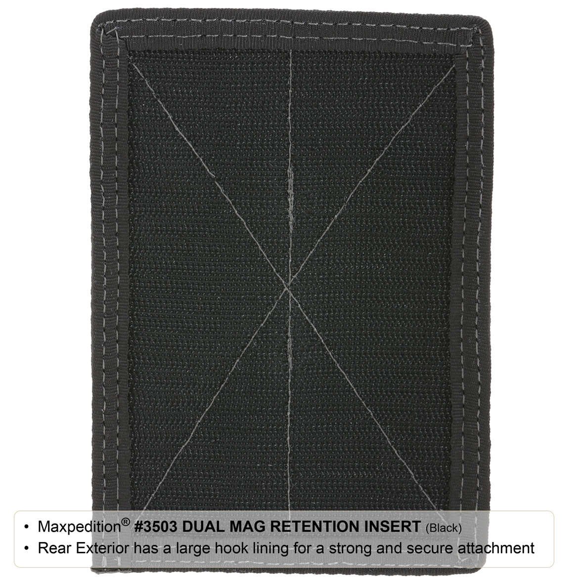Maxpedition Dual Mag Retention Insert - Klettbare Magazintasche